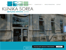 Tablet Screenshot of klinikasorea.pl